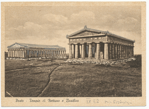 Vorschaubild Paestum: Neptuntempel und Basilika, mit Ergänzungen von Wolfgang Schöne 1952 